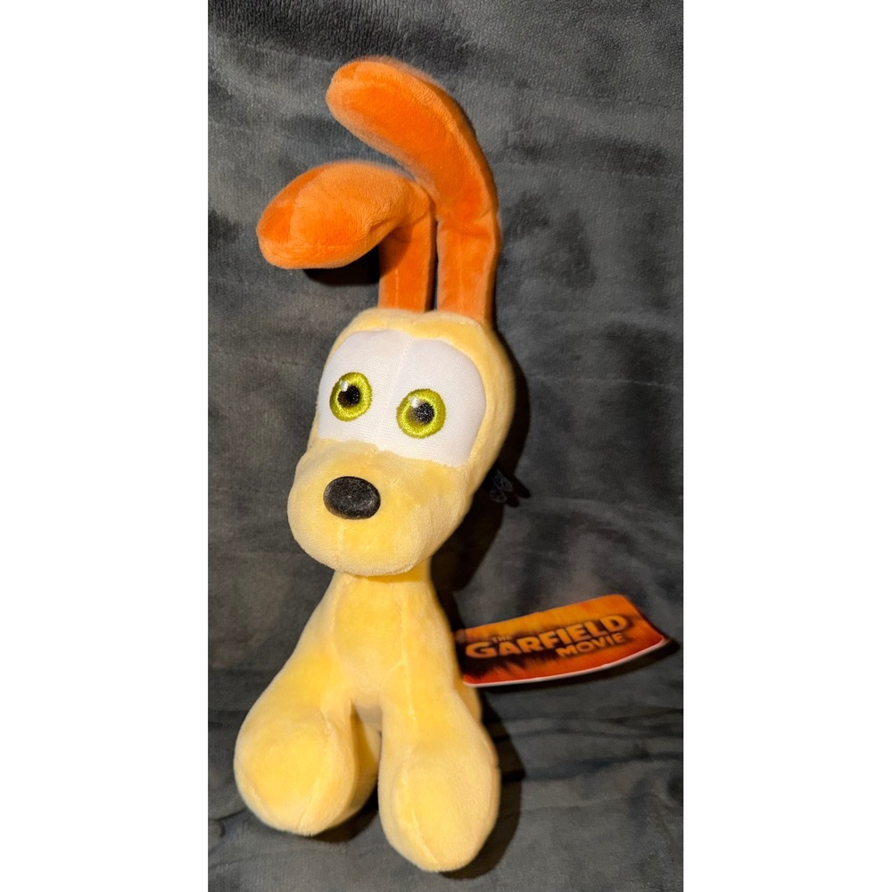 The Garfield Movie Odie Plush Stuffed Animal Toy Yellow Dog 2024 New with Tags
